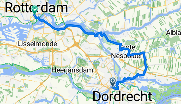 5.Dordrecht--Rotterdam  40 Km