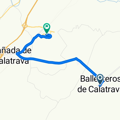 Ballesteros de Calatrava - Aeropuerto de Ciudad Real