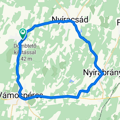 Nyírábrány-Vámospércs kerékpárút :)