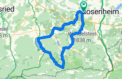 Route in der Bikemap App öffnen