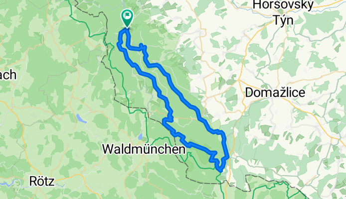MTB Český les: Rybník -St. Herštejn -Pec -Čerchov -Nemanice