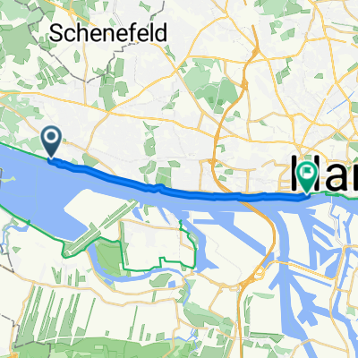 Blankenese - Hamburg Landungsbrücken