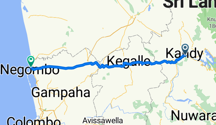 Kandy - Negombo