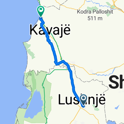 lushnjë - camping avant Durrës tandem 2017