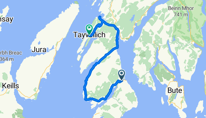 Tarbert to Tayvallich via Kilberry