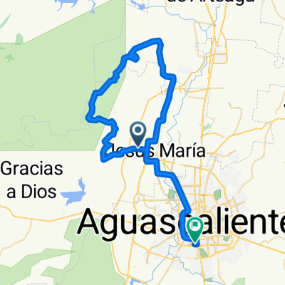 Long ride from Jesús María to Aguascalientes