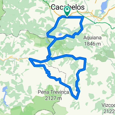 ponferrada - peña trevinca - ponferrada