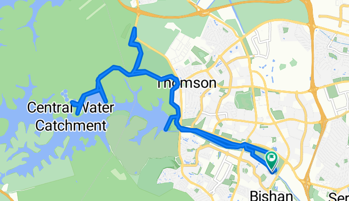 bike tour to lower and upper Peirce Reservoir