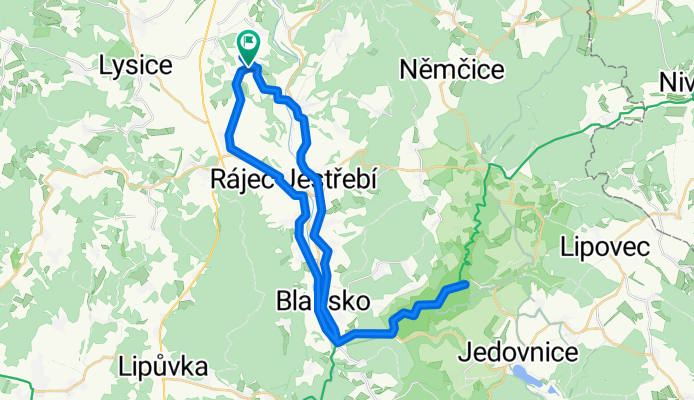 z Obory k Punkevním jeskyním a zpět