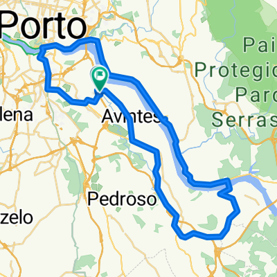 Oliveira Douro - Barragem (Crestuma-Lever) - Ponte D.Luiz - Avenida da Republica - N222 - Ollveira do Douro