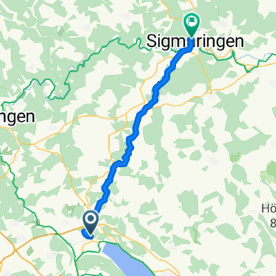 Bodensee 6: Espasingen / Stockach - Meßkirch - Sigmaringen