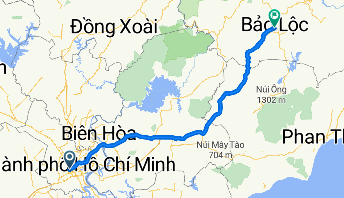 Ho Chi Minh - Bao Loc 187km