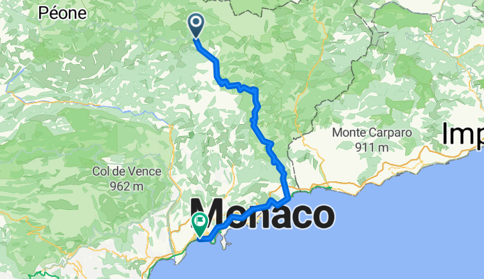 St Martin de Vésubie - Nice