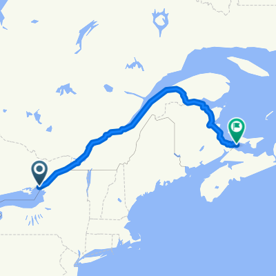 Via Kingston, Rimouski, Bathurst