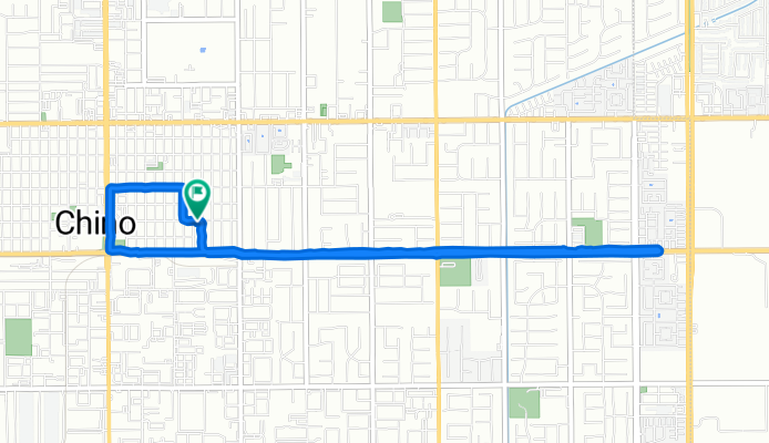 Brief ride through Chino