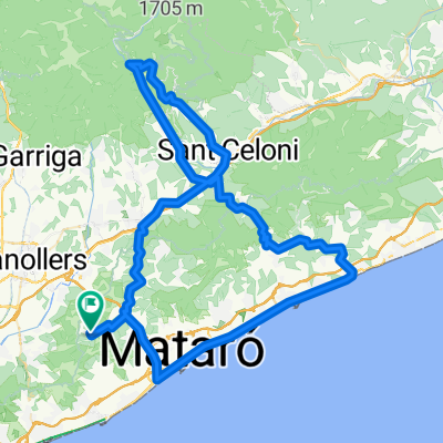 Orrius - Cardedeu - Montseny - Vallgorguina - Sant Pol - NII - Orrius