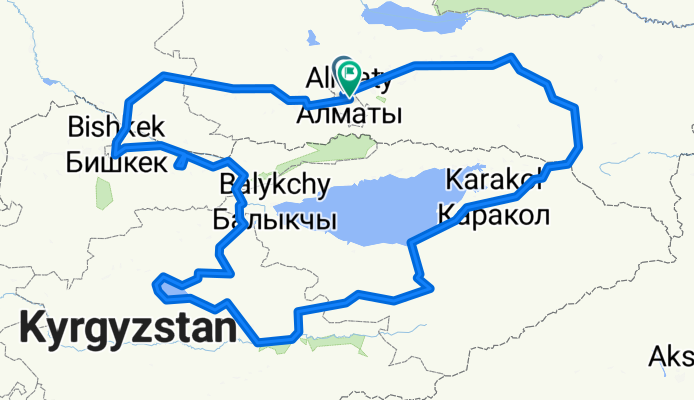 Almaty-Karkarol-Bishek
