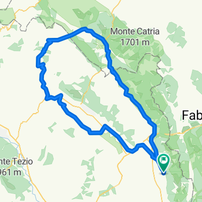 Gualdo - Scheggia - Cantiano - Moria - Pianello - Pietralunga - Mocaiana - Gubbio - Gualdo 121 Km 1450 dsl