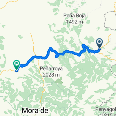 D37 Cantavieja - Cedrillas (60 km)
