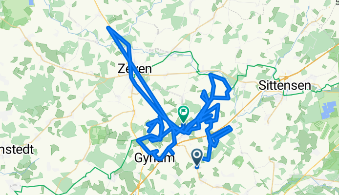 Lange Ausfahrt von Scheeßel nach Elsdorf