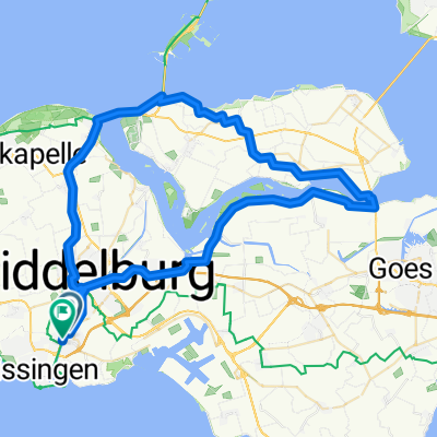 Rondje Noord Beveland 64 km