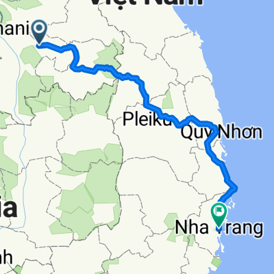 Paksong to Nha Trang