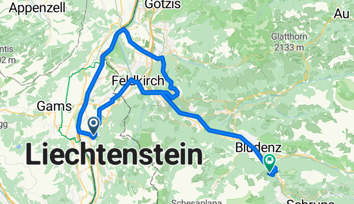 Schaan, Satteins, Meinigen, Schaan