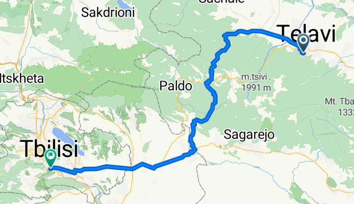 Telavi - Tbilisi