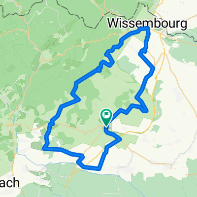 Elsass-malerische Dörfer und Cleebourger weinland