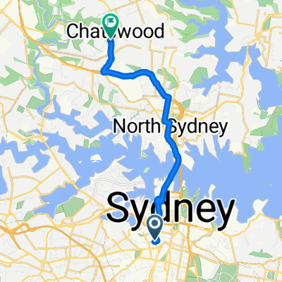 bike tour from Ultimo to Chatswood