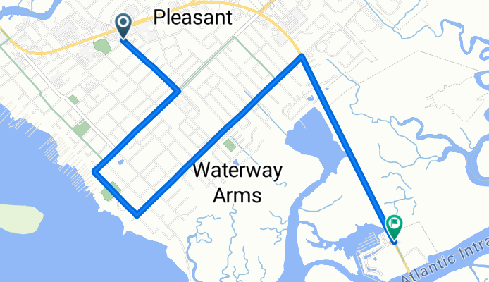 Mock Tri Bike Route (12km)