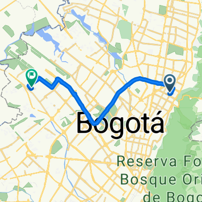 ride through Fontibón