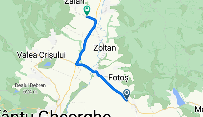 ride from Fotoș to Zălan