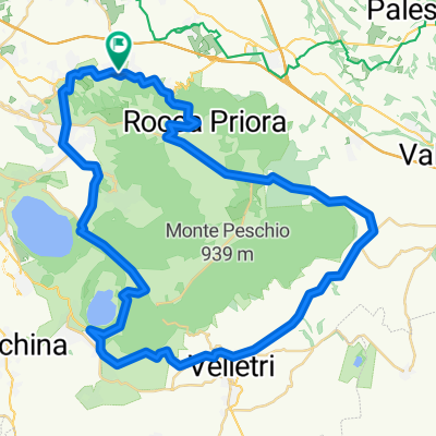 Rocca Priora-Macere-Velletri-Nemi-Frascati