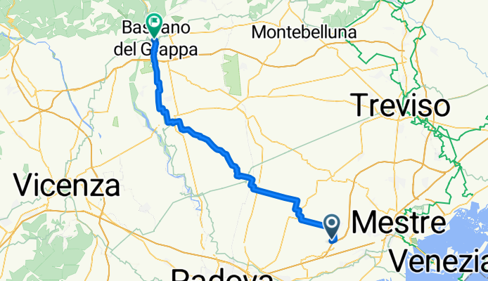 Mirano - Cittadella - Bassano del Grappa