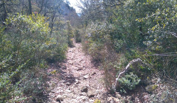 Foto 1 der Bikemap-Route "Lourmarin det 9 mars 11:13"