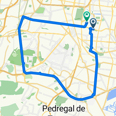 ride through Coyoacán