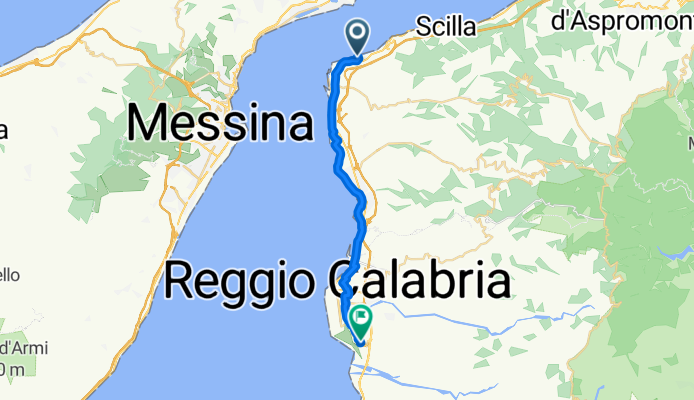 Villa San Giovanni to Reggio di Calabria Aeroporto 