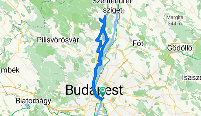 Bp - Szentendre - Budakalász - Bp