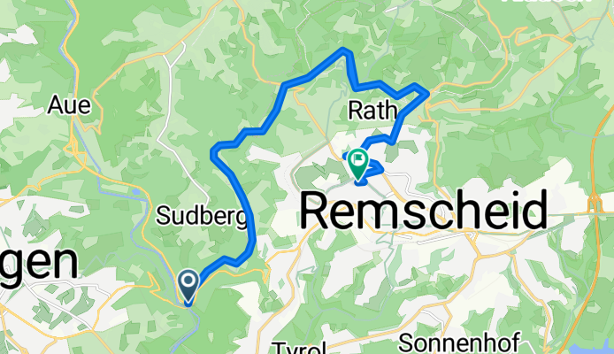 Training im  Morsbachtal. 
