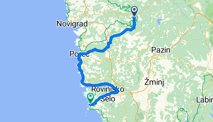 Motovun to Rovinj