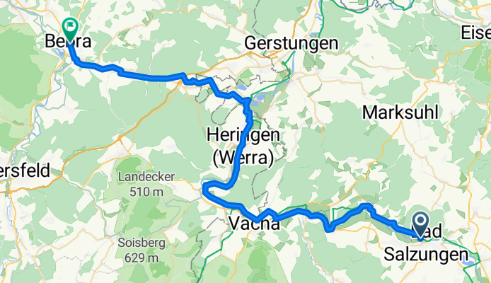 Bad Salzungen - Bebra alternativ  