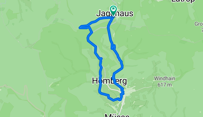 Jagdhaus Rundwanderung mit Wisent-Wildnis am Rothaarsteig.