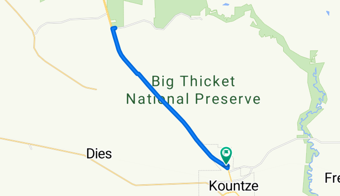 ride through Kountze