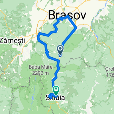 Predeal - Brasov - Poiana Brasov - Rasnov - Paraul Rece - Predeal - Sinaia - Cota 1400 - Sinaia