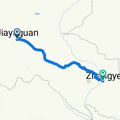 Jiayuguan Zhangye ca 249 km