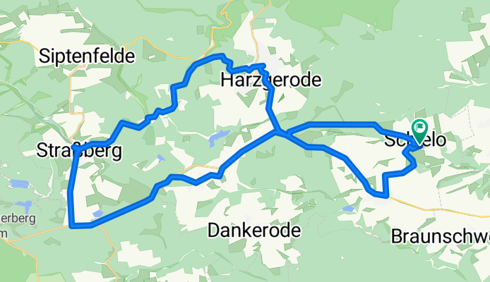 Lange Radrunde von Schielo nach Harzgerode