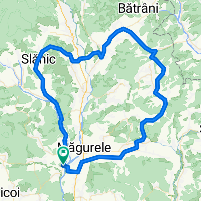 In jur la Valenii de Munte