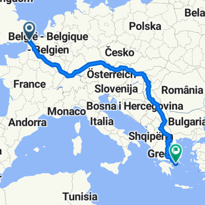 Calais to Athens