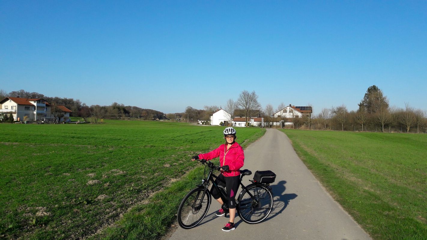 Ausfahrt durch Burgkirchen an der Alz